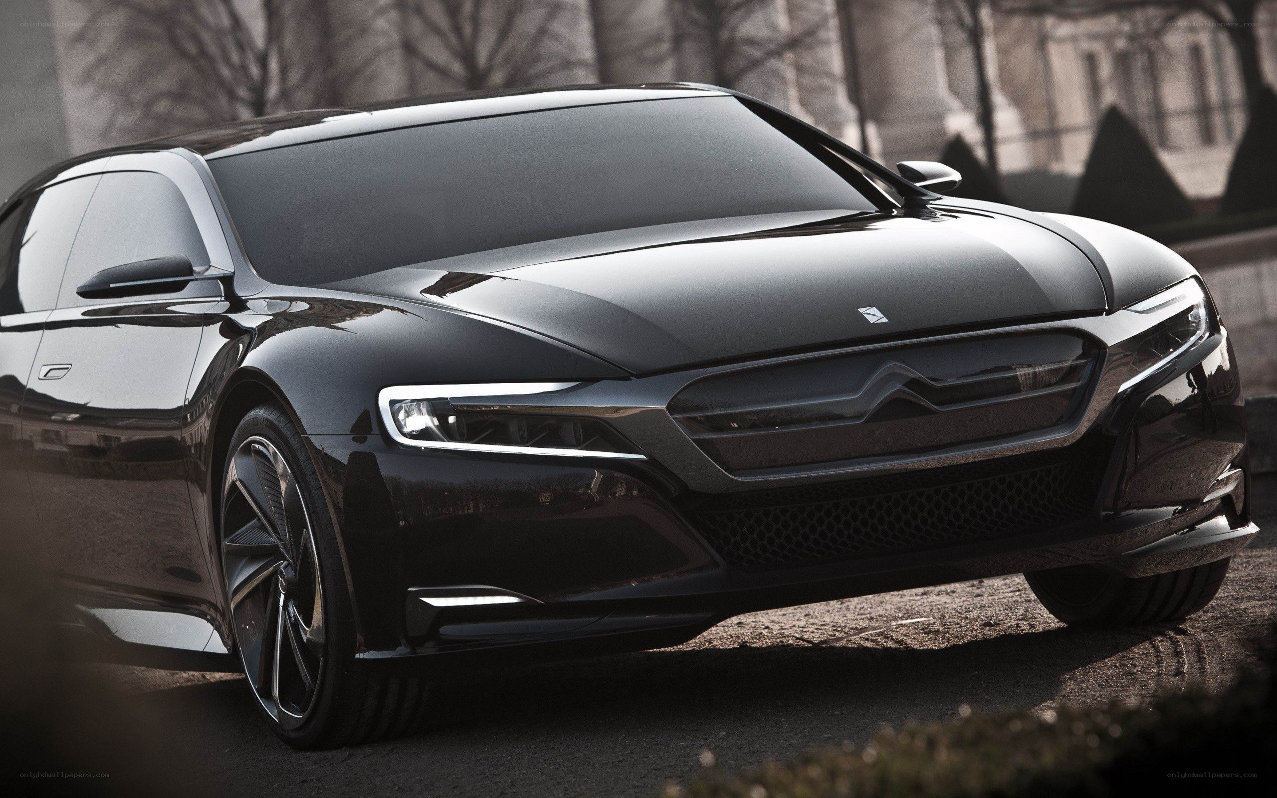 black luxury concept car