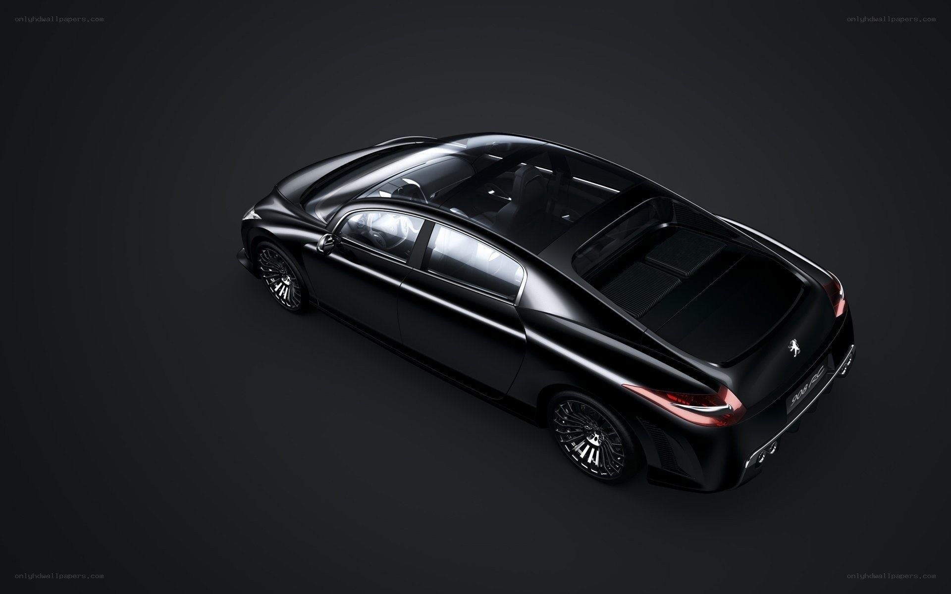 black luxury concept car