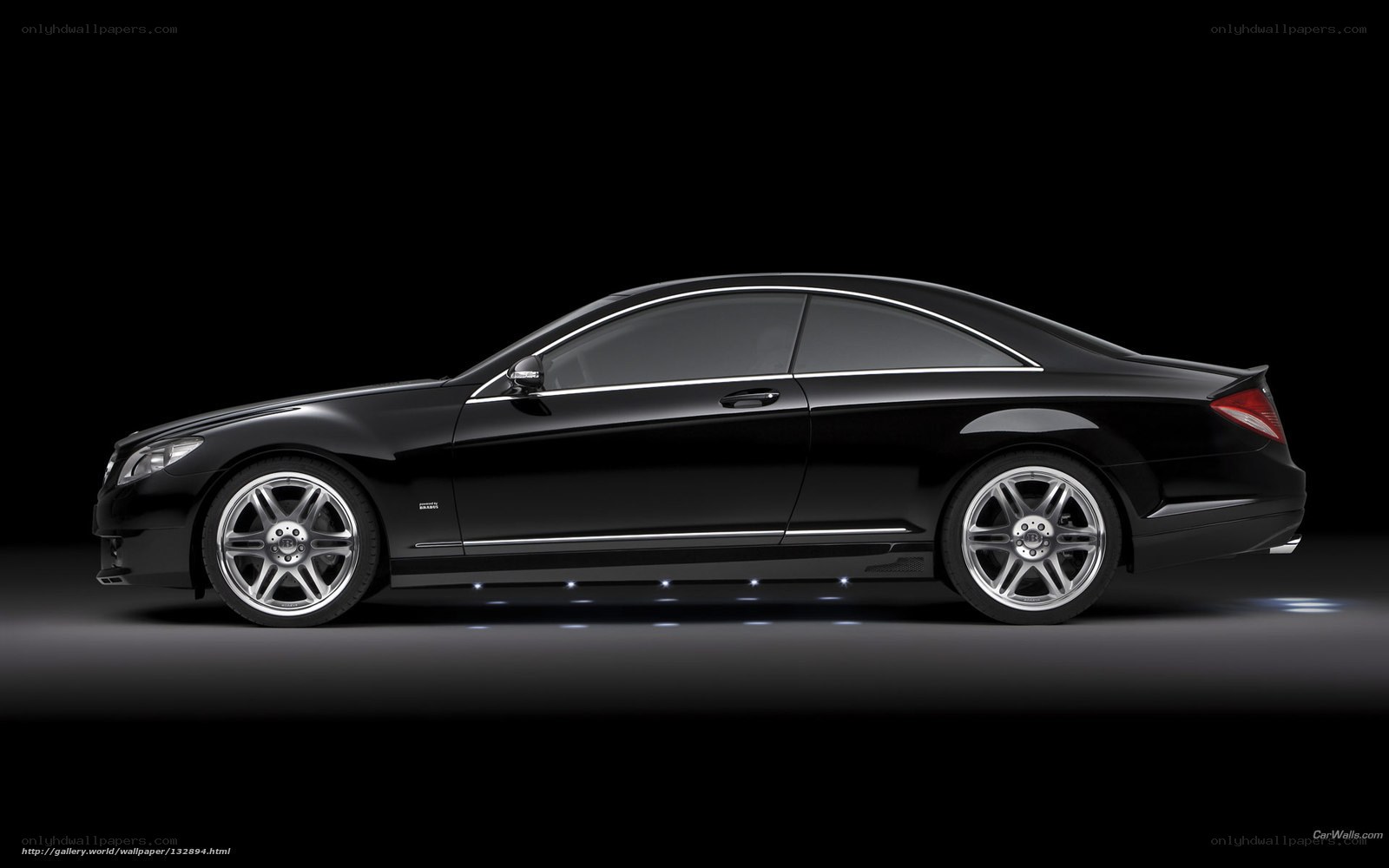 black luxury coupe car