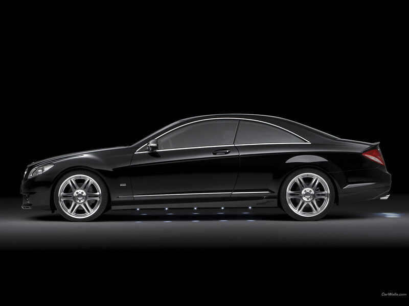 Black Luxury Coupe — Dramatic, Photograph, Car, Wheels, Lights, Silver