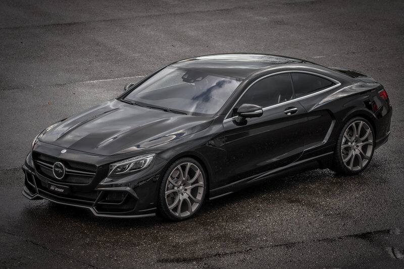 Black Luxury Coupe — Dramatic, Photograph