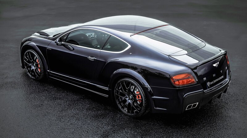 Black Luxury Coupe — Dramatic