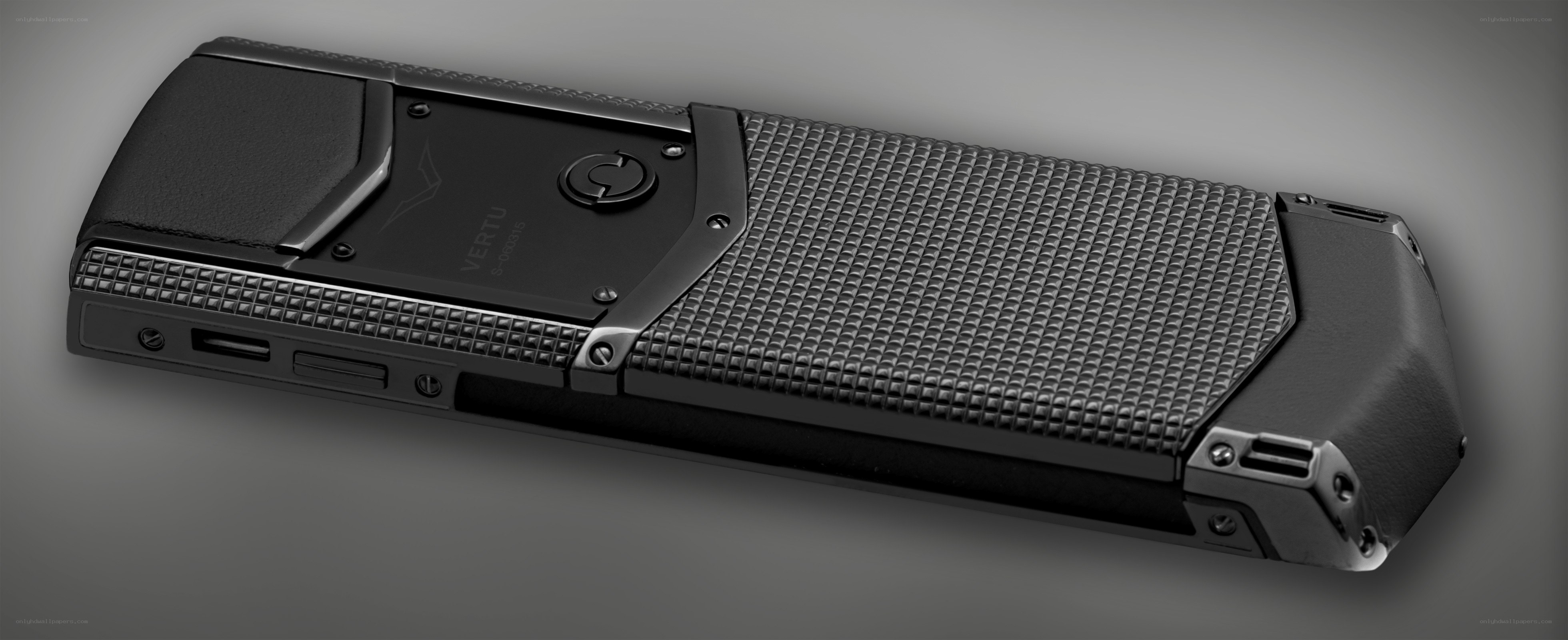 black luxury phone back