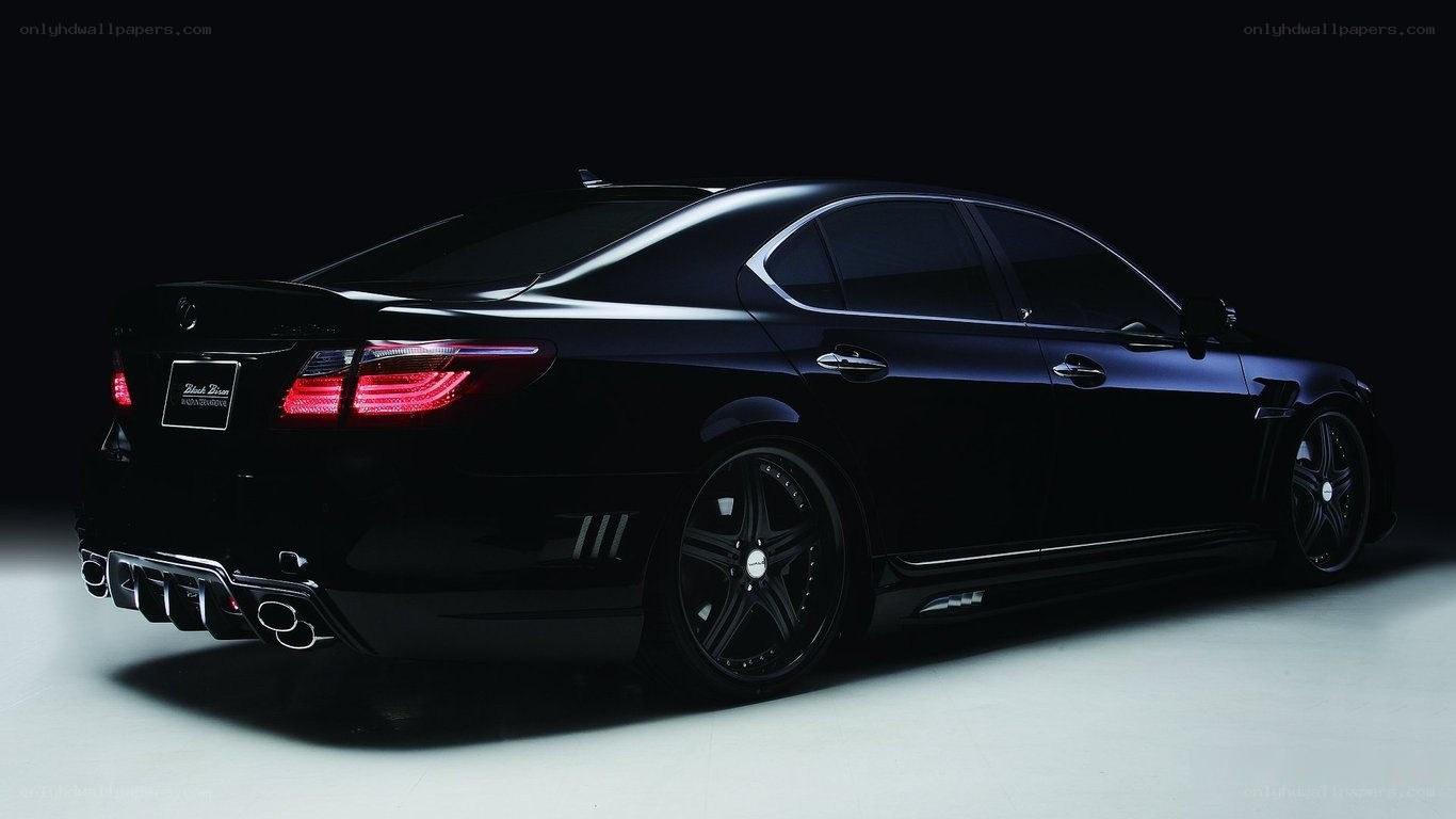 black luxury sedan