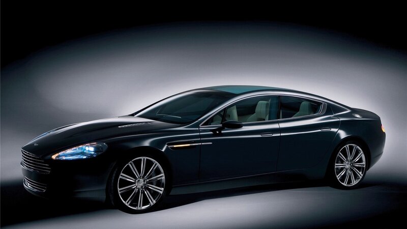 black luxury sedan car