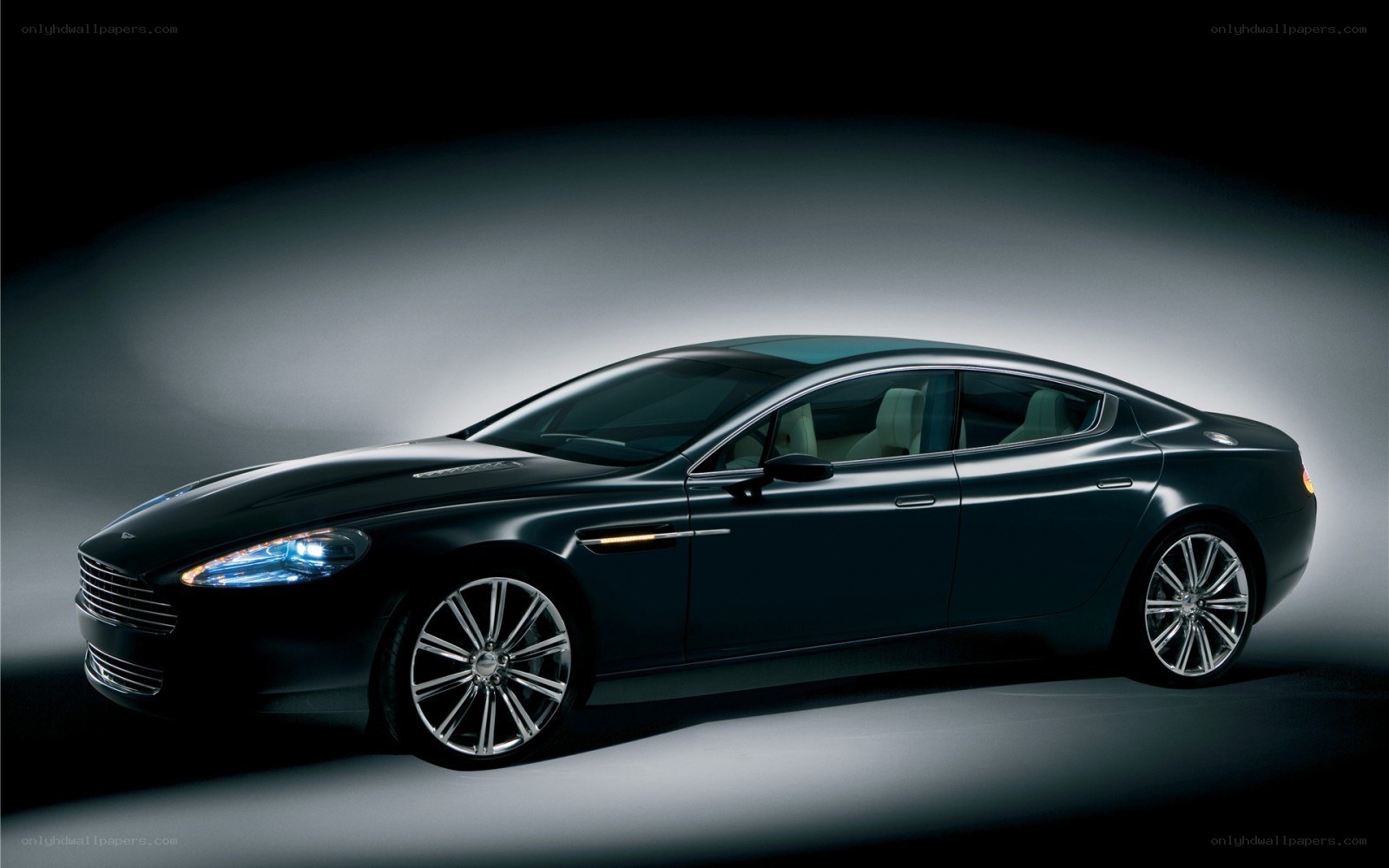 black luxury sedan car