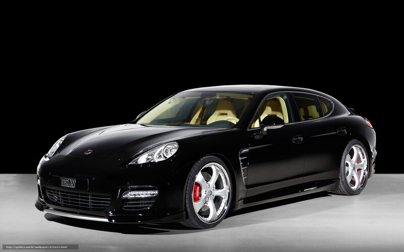 Black Luxury Sedan — Dramatic, Photograph, Yellow Interior