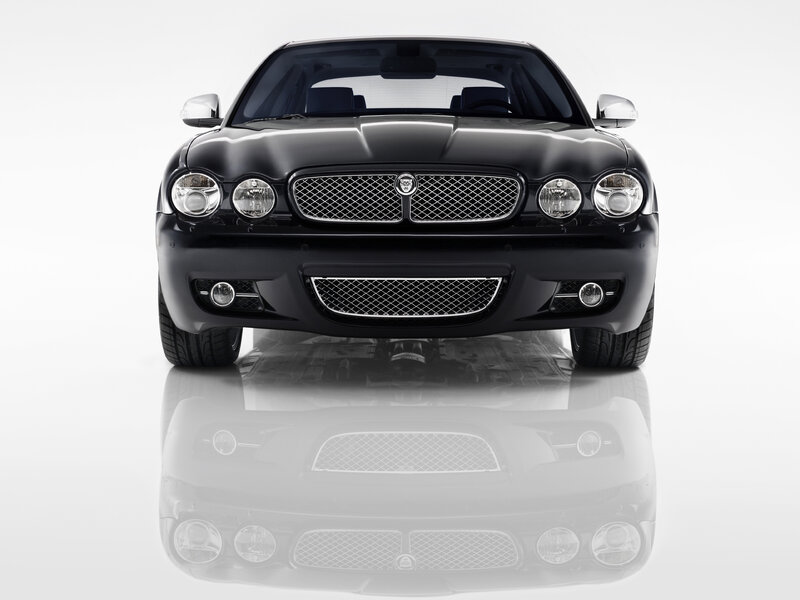 Black Luxury Sedan — Neutral, Photograph, Grille, Headlights