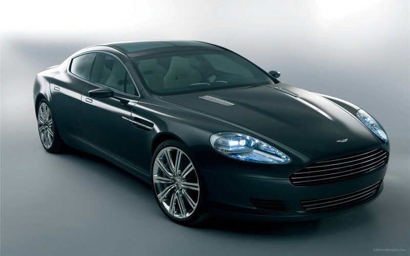 Black Luxury Sedan — Photograph, Gray