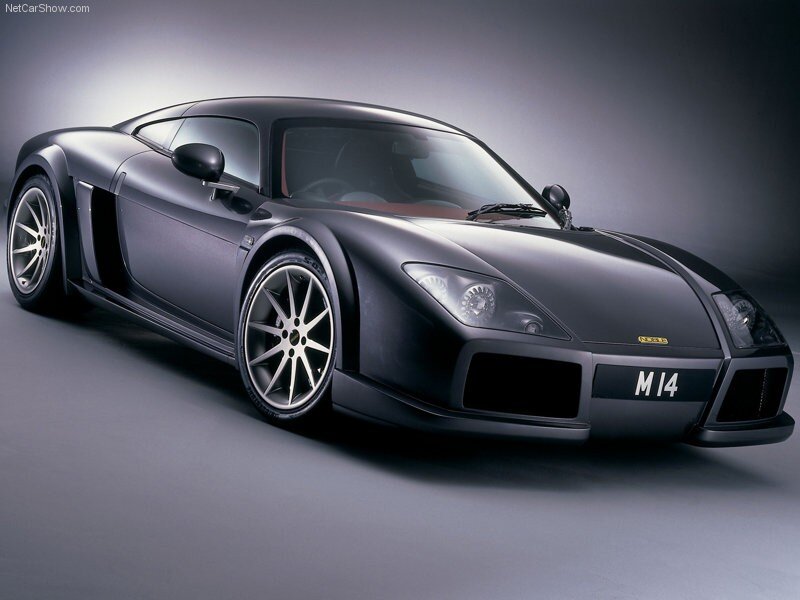 Black M14 sports car
