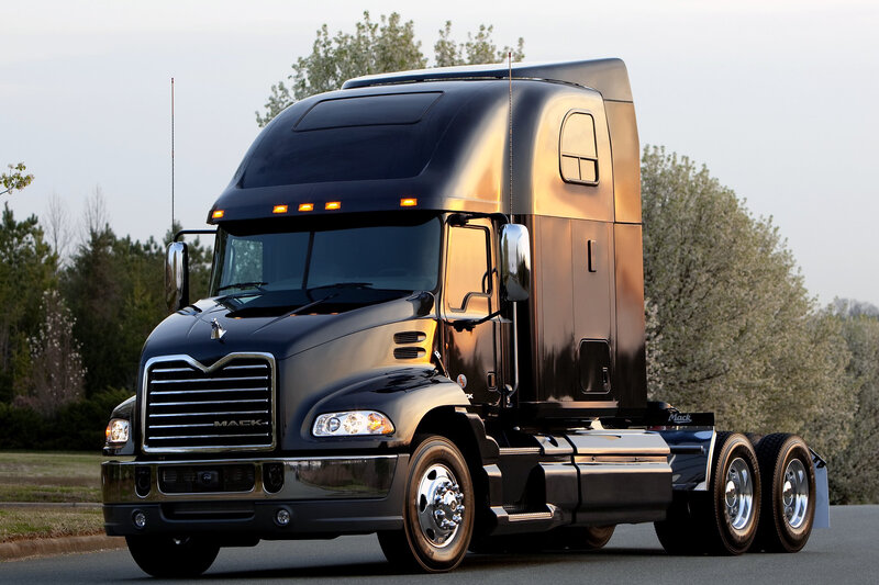 Black Mack Truck — Dramatic