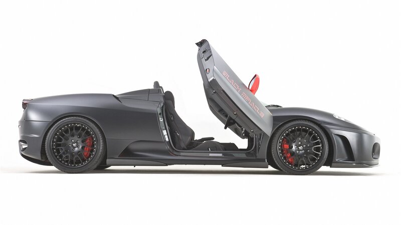 Black Mamba Ferrari convertible