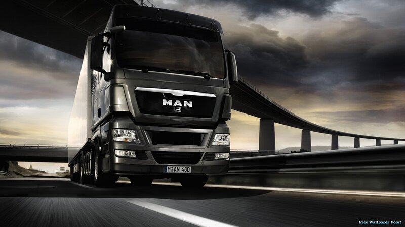 Black MAN Truck