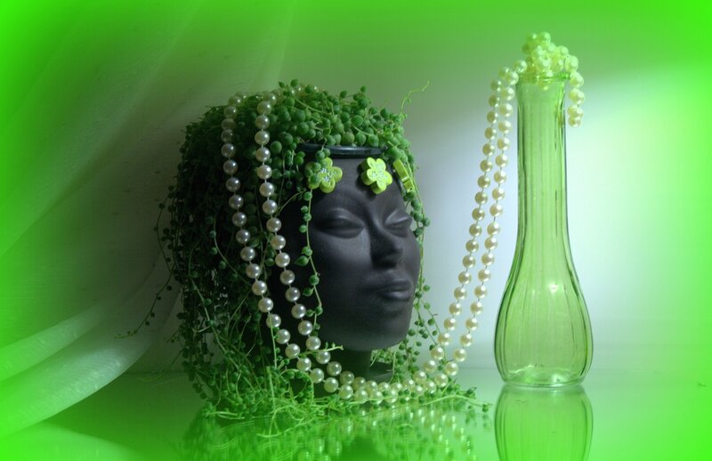 Black Mannequin Head