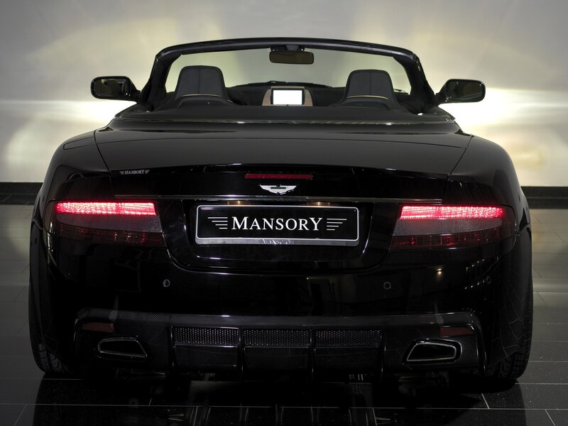 Black Mansory convertible rear view