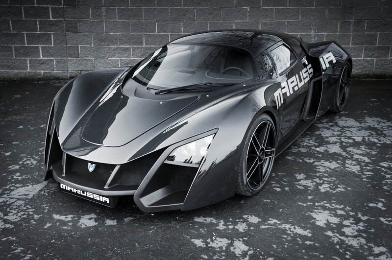 Black Marussia sports car