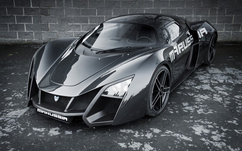 Black Marussia sports car