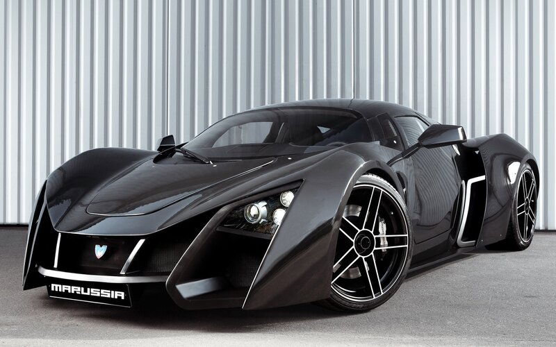 Black Marussia sports car