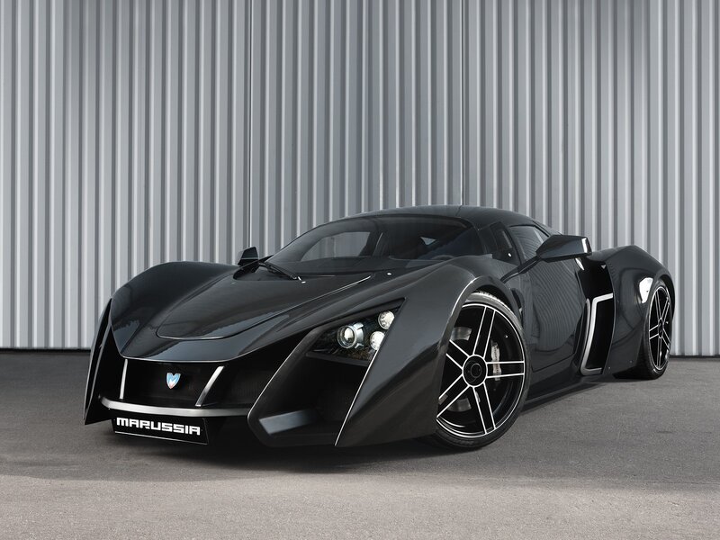 Black Marussia sports car