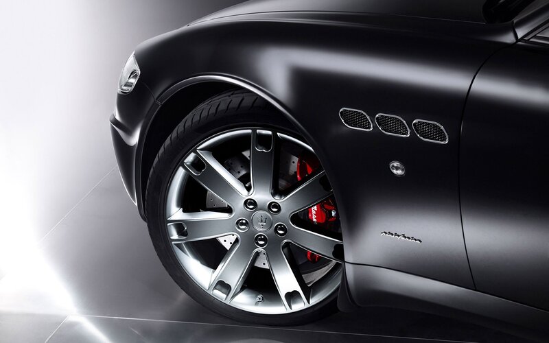 Black Maserati Car — Dramatic, Photograph
