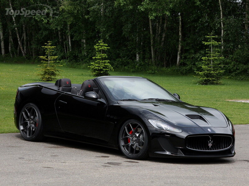 Black Maserati Convertible — Calm