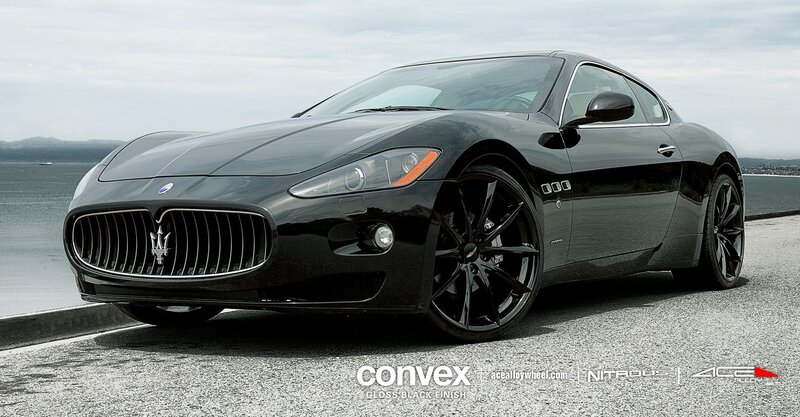 Black Maserati GranTurismo — Dramatic, Afternoon, Photograph, Car, Road