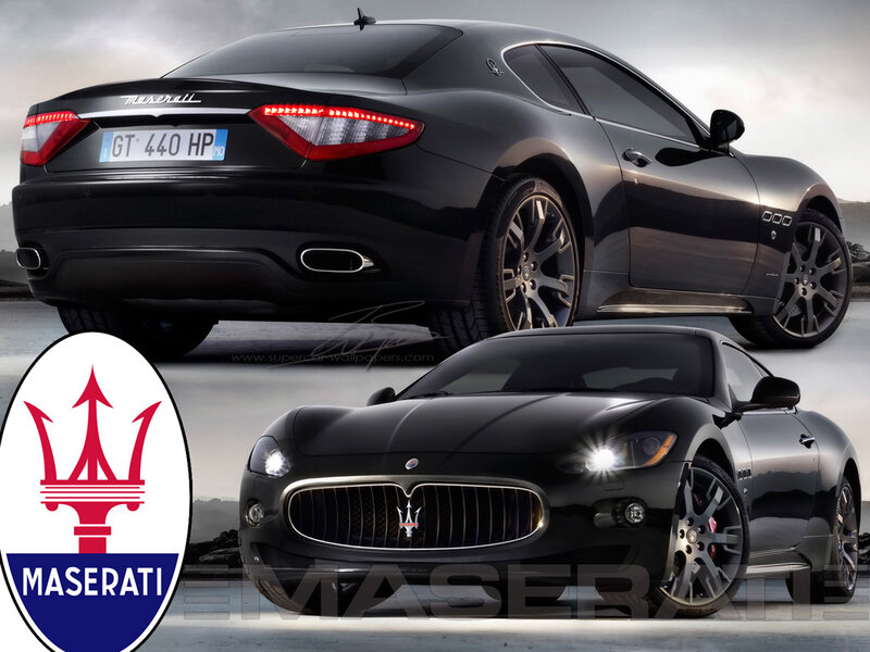 Black Maserati GT Car