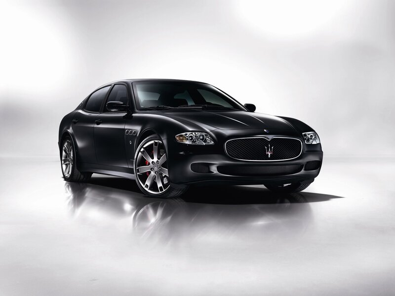 Black Maserati sedan