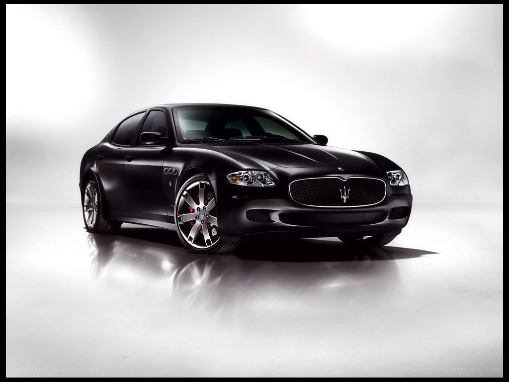 Black Maserati sedan
