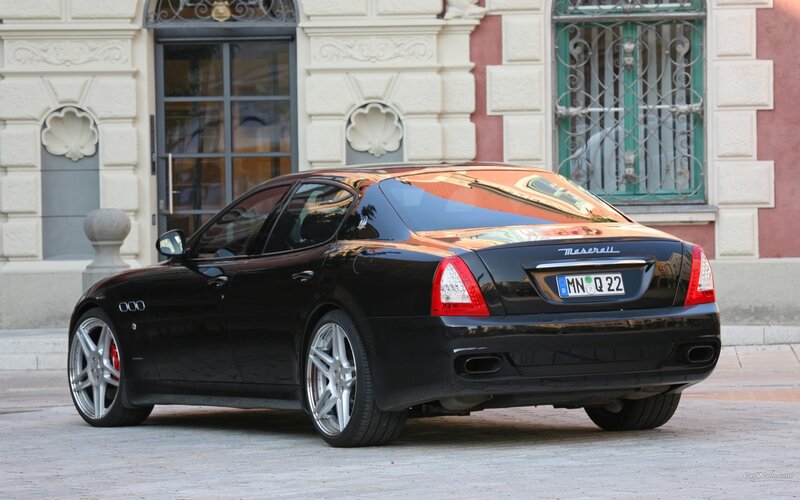 Black Maserati Sedan — Calm, Afternoon, Photograph, Car