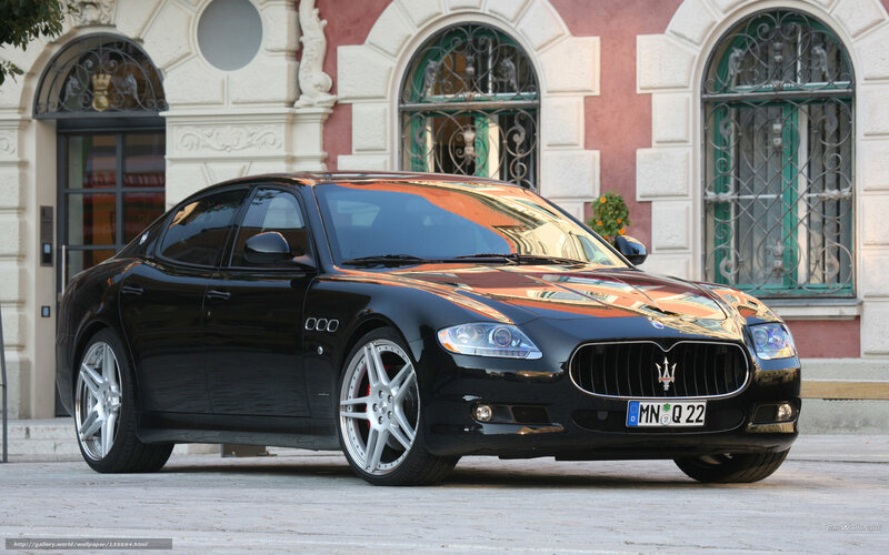 Black Maserati Sedan — Calm