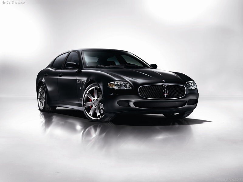 Black Maserati sedan