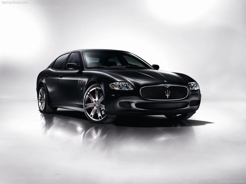 Black Maserati sedan