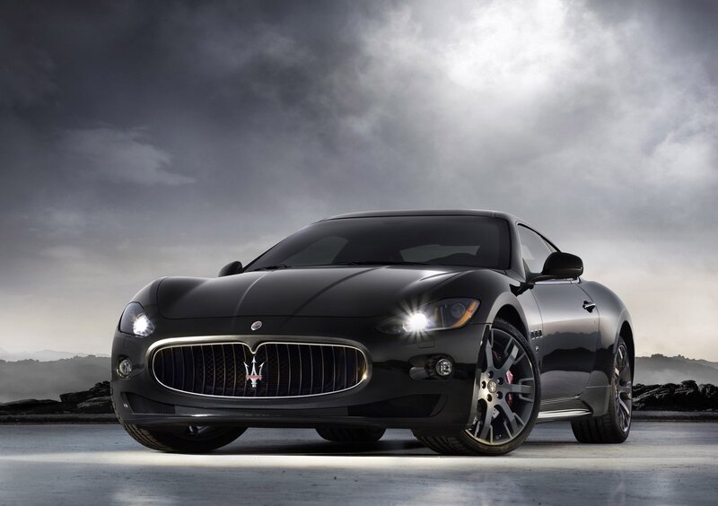 Black Maserati sports car