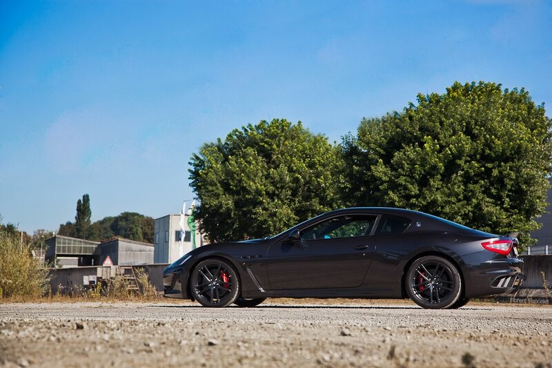 Black Maserati sports car