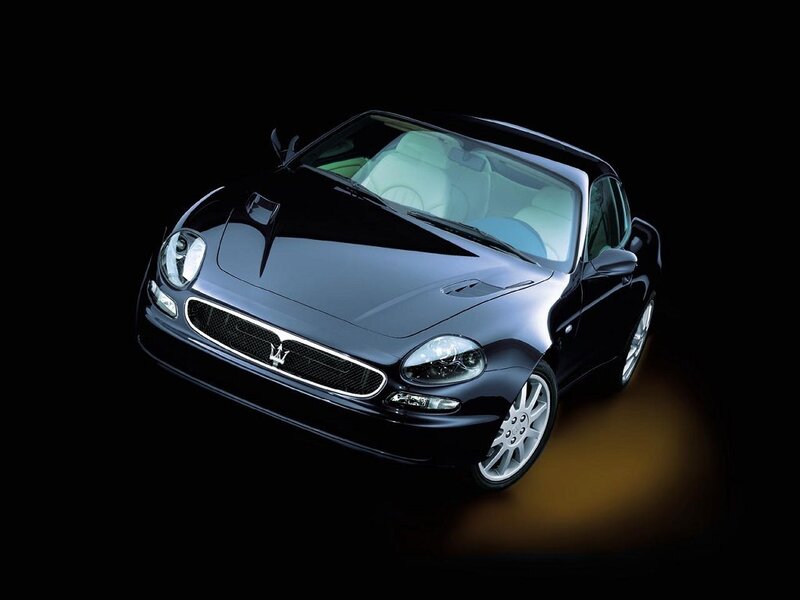 Black Maserati sports car