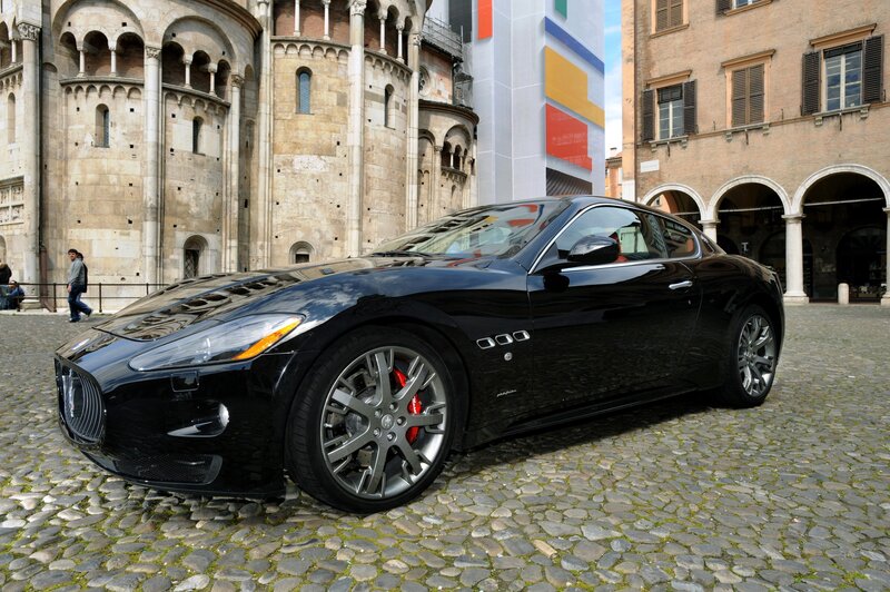 Black Maserati Sports Car — Calm, Afternoon