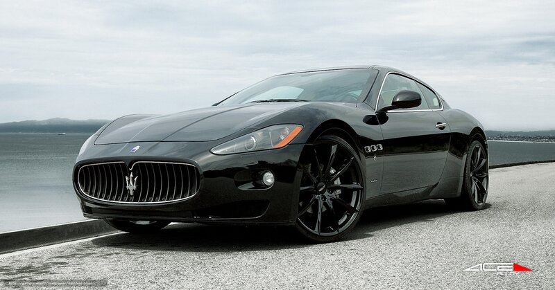 Black Maserati Sports Car — Serene, Afternoon