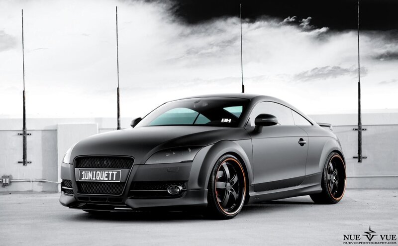 Black Matte Audi Tt — Gray
