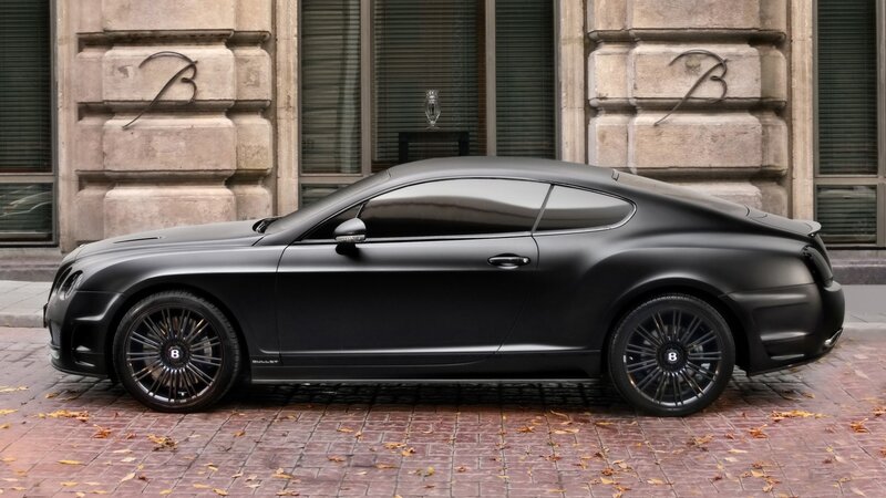 Black Matte Bentley Coupe — Calm