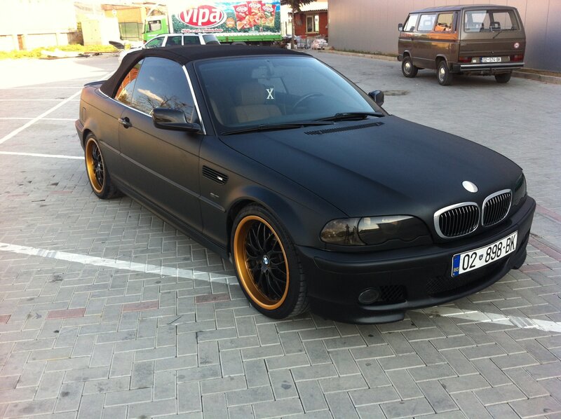 Black Matte BMW Convertible — Neutral