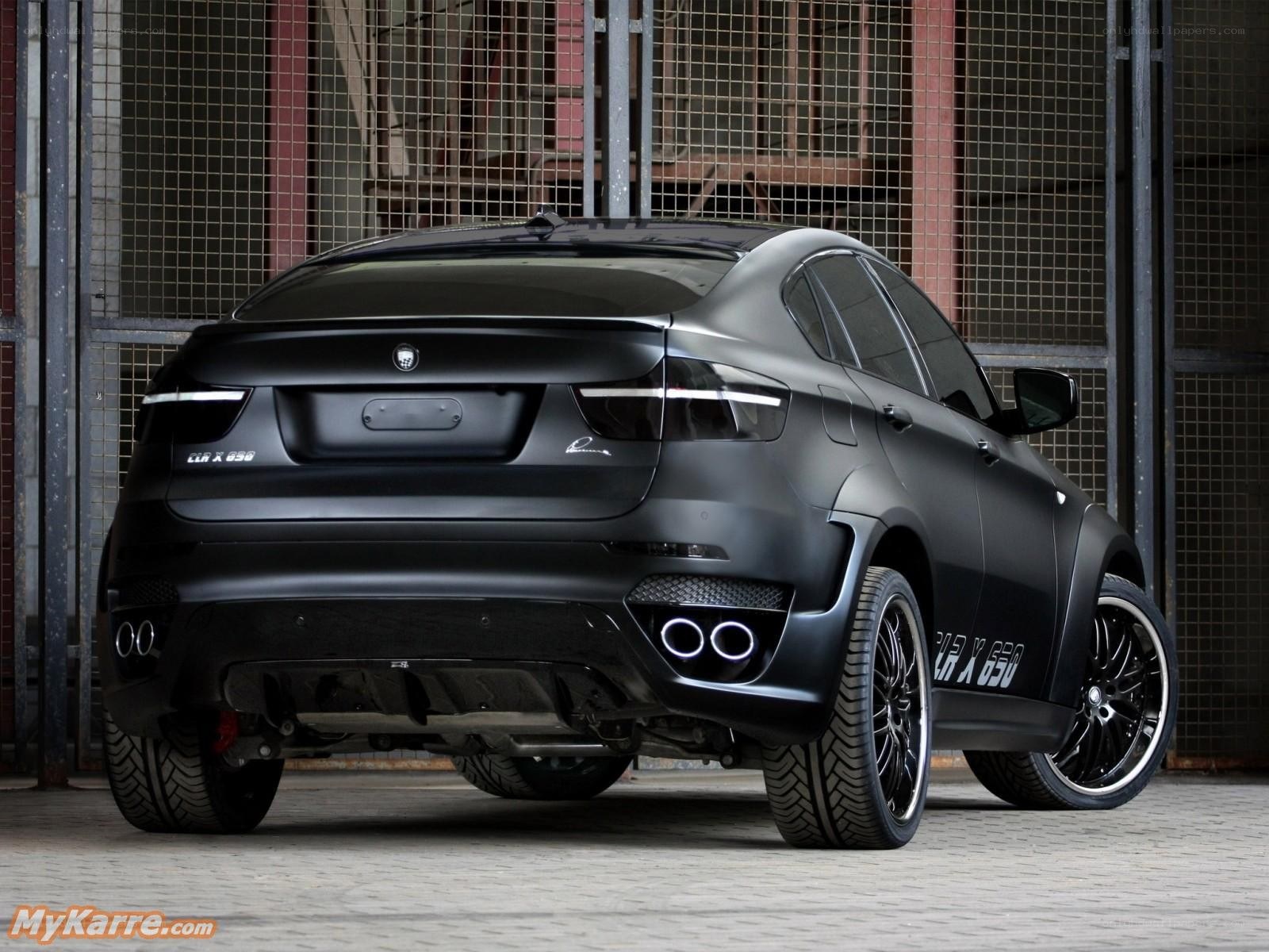 black matte bmw x6 m