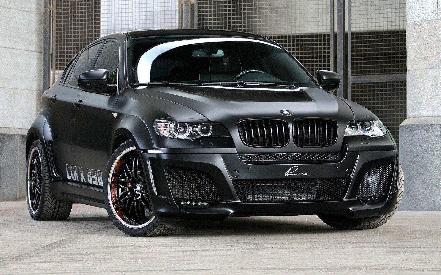 black matte bmw x6