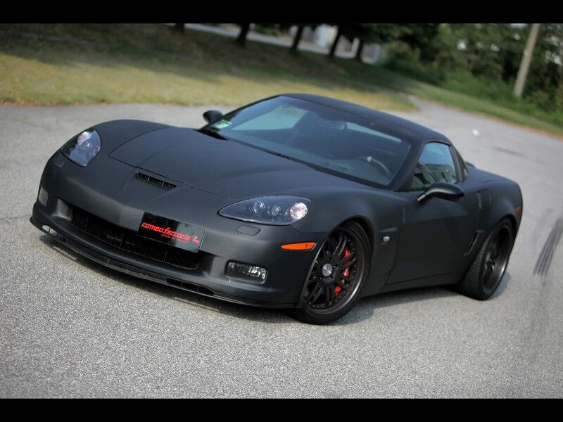 Black Matte Corvette