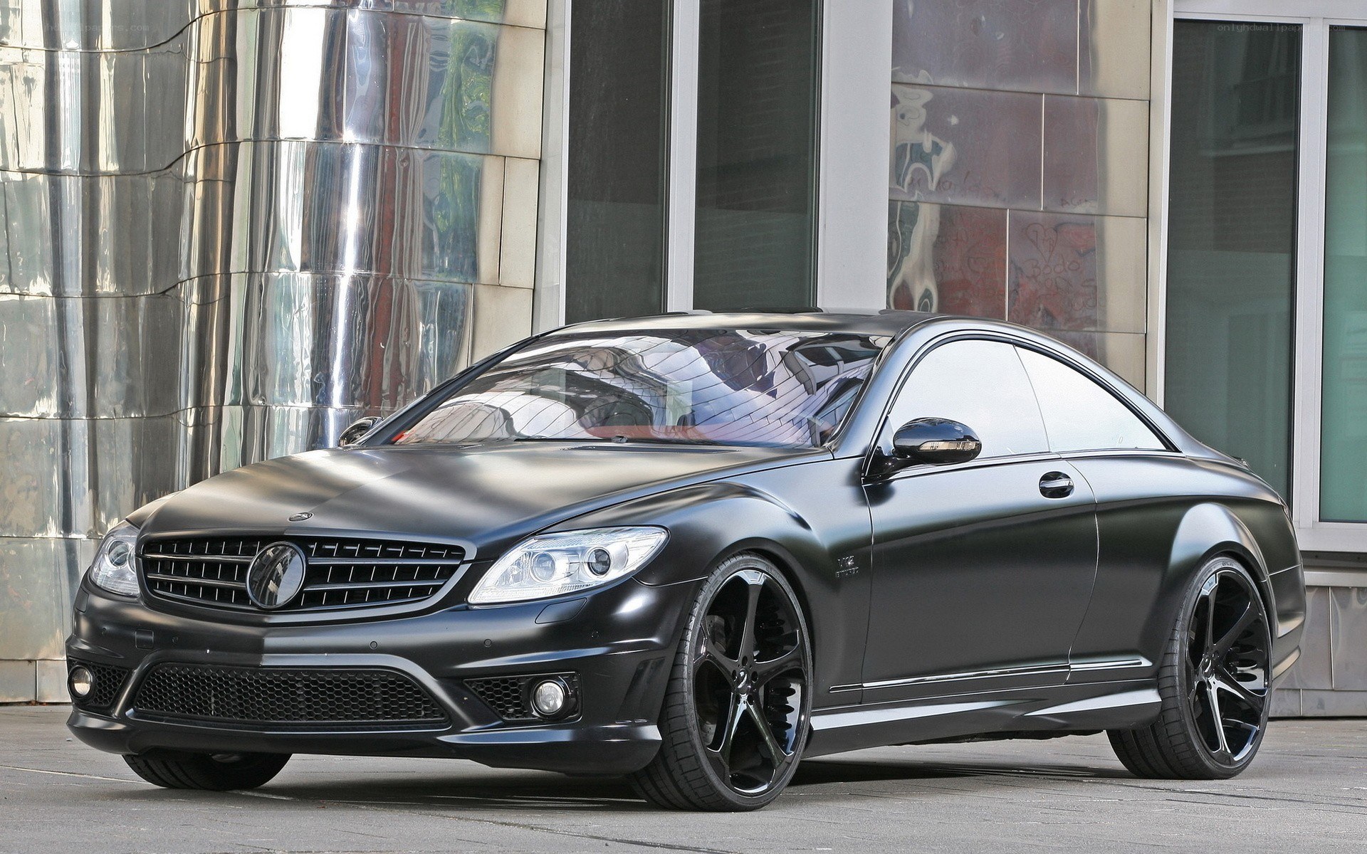 black matte coupe car