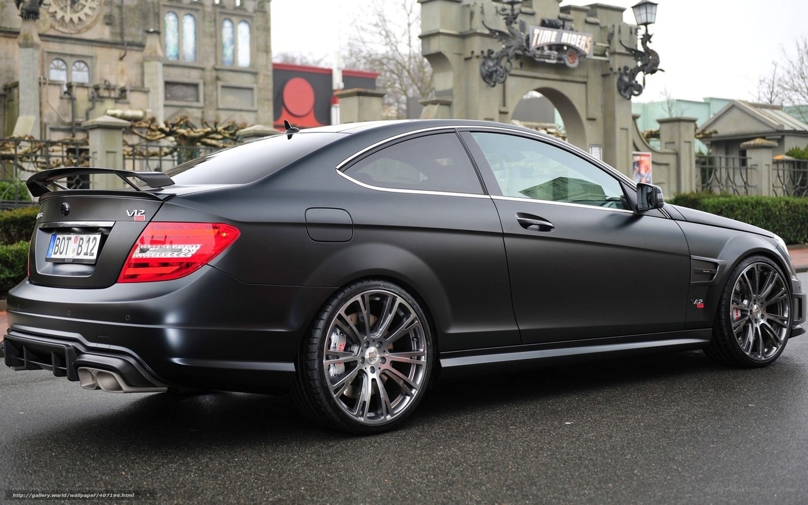 black matte mercedes c63 amg
