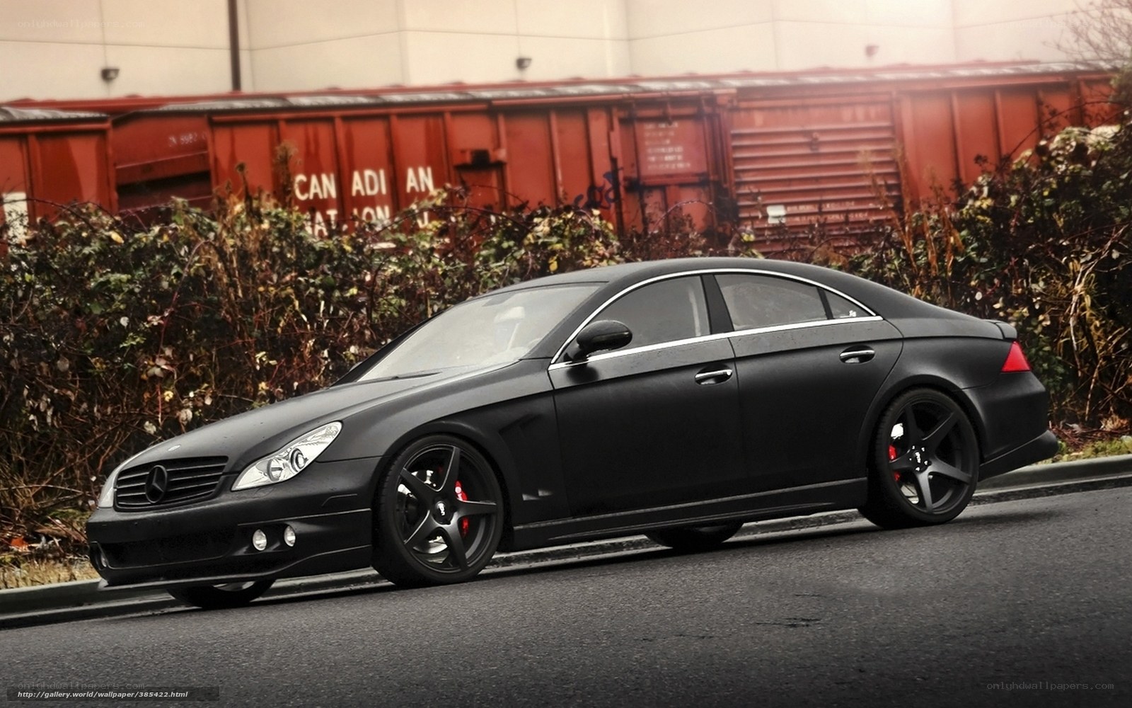 black matte sedan car