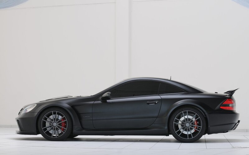 black matte sports car
