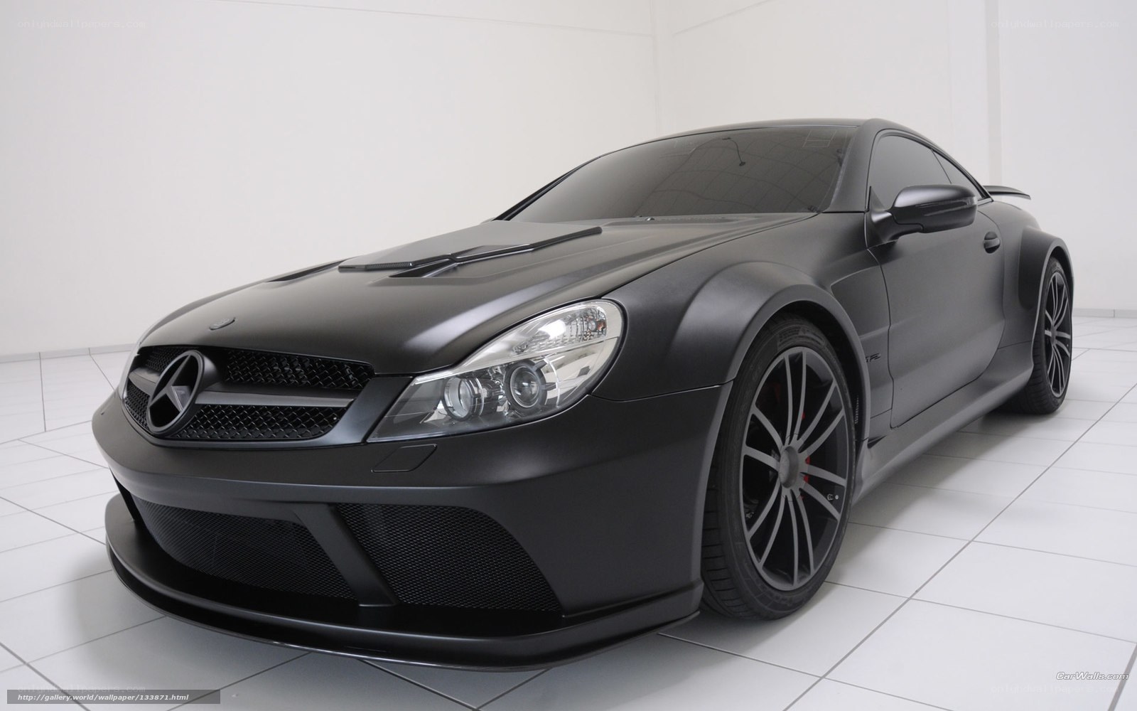 black matte sports car