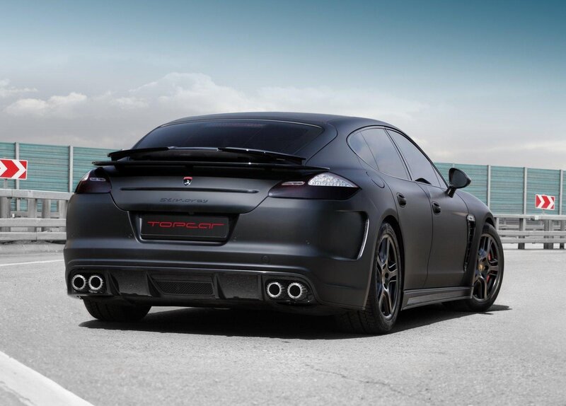 black matte sports car